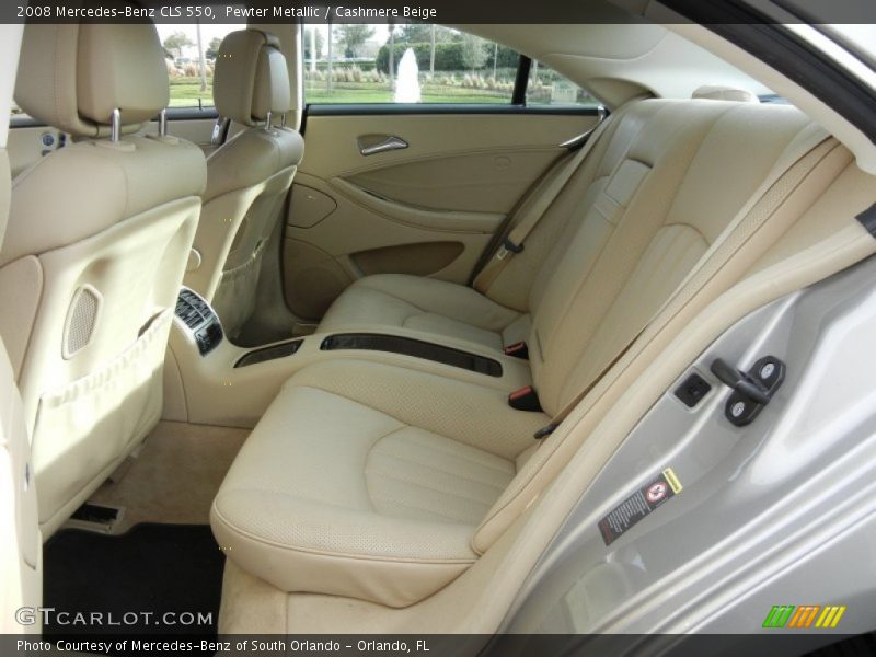 Pewter Metallic / Cashmere Beige 2008 Mercedes-Benz CLS 550