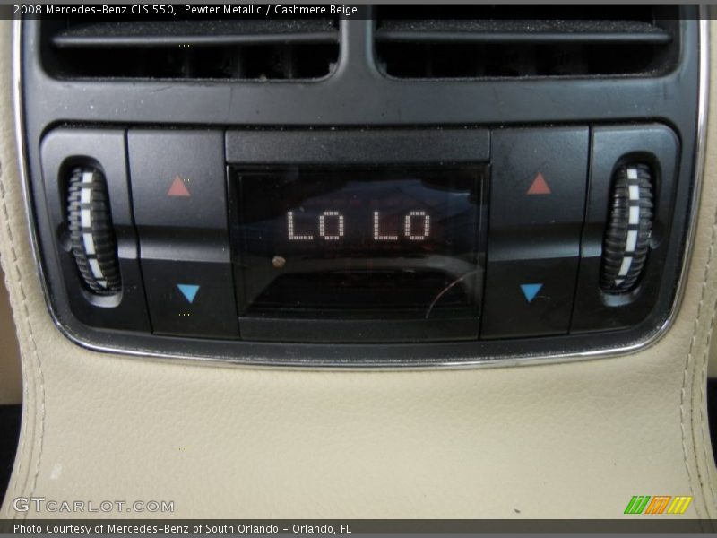 Pewter Metallic / Cashmere Beige 2008 Mercedes-Benz CLS 550