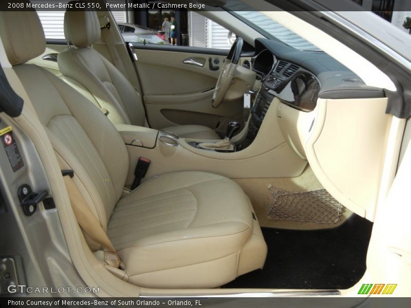 Pewter Metallic / Cashmere Beige 2008 Mercedes-Benz CLS 550