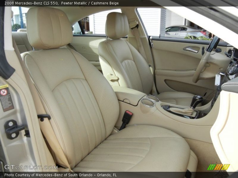 Pewter Metallic / Cashmere Beige 2008 Mercedes-Benz CLS 550