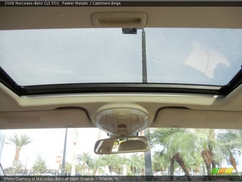 Pewter Metallic / Cashmere Beige 2008 Mercedes-Benz CLS 550