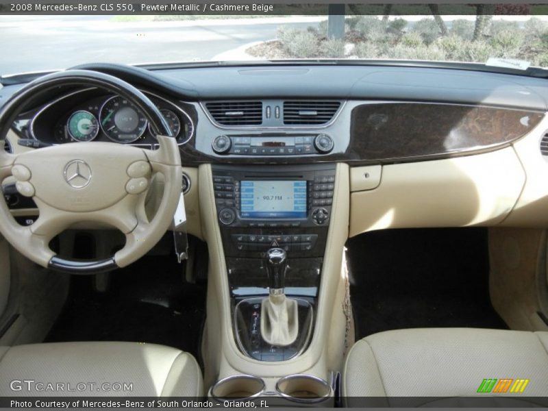 Pewter Metallic / Cashmere Beige 2008 Mercedes-Benz CLS 550