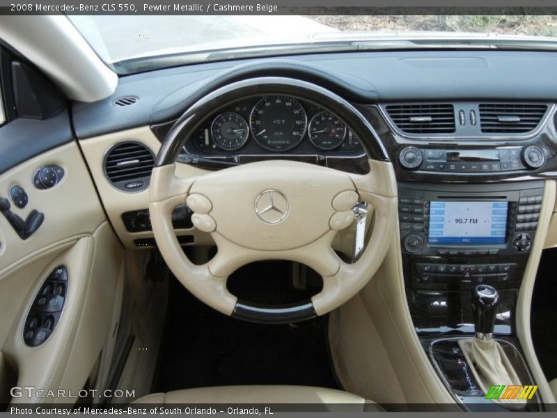 Pewter Metallic / Cashmere Beige 2008 Mercedes-Benz CLS 550