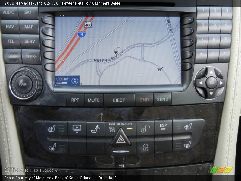 Pewter Metallic / Cashmere Beige 2008 Mercedes-Benz CLS 550