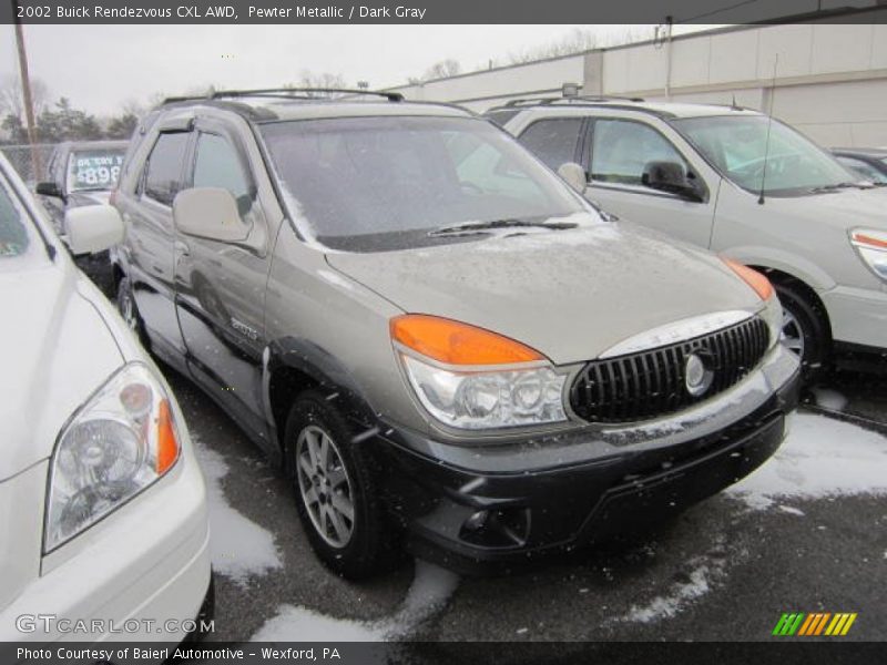 Pewter Metallic / Dark Gray 2002 Buick Rendezvous CXL AWD