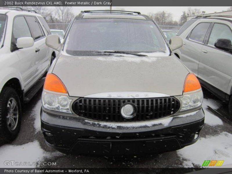 Pewter Metallic / Dark Gray 2002 Buick Rendezvous CXL AWD
