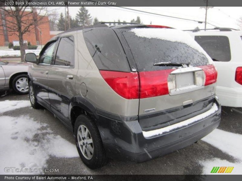 Pewter Metallic / Dark Gray 2002 Buick Rendezvous CXL AWD