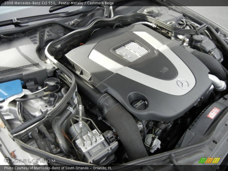 Pewter Metallic / Cashmere Beige 2008 Mercedes-Benz CLS 550