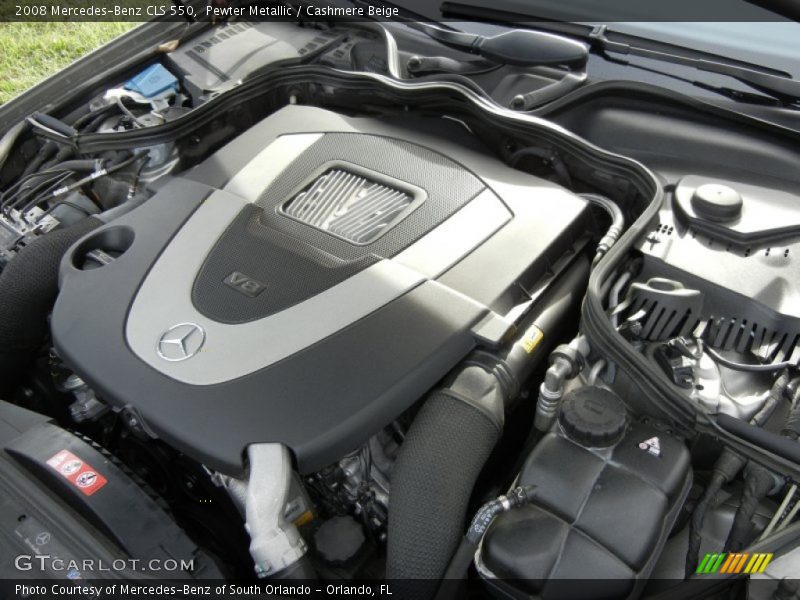 Pewter Metallic / Cashmere Beige 2008 Mercedes-Benz CLS 550