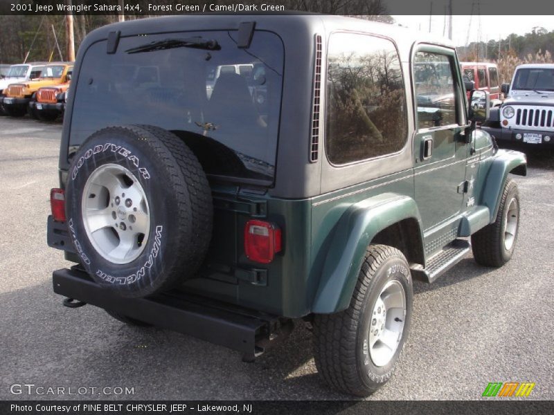 Forest Green / Camel/Dark Green 2001 Jeep Wrangler Sahara 4x4