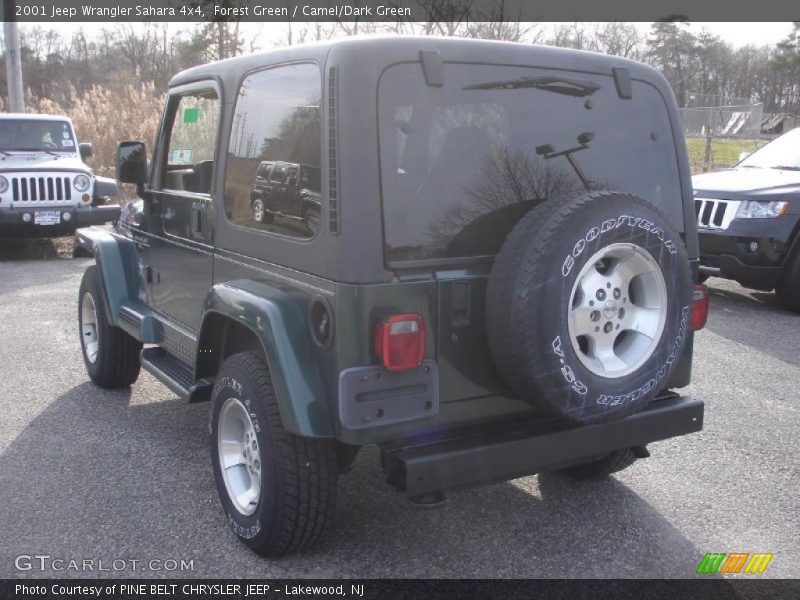 Forest Green / Camel/Dark Green 2001 Jeep Wrangler Sahara 4x4