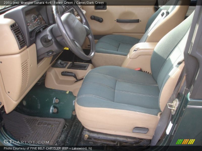 Forest Green / Camel/Dark Green 2001 Jeep Wrangler Sahara 4x4