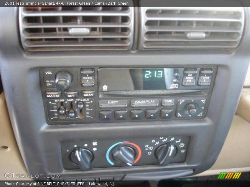 Forest Green / Camel/Dark Green 2001 Jeep Wrangler Sahara 4x4