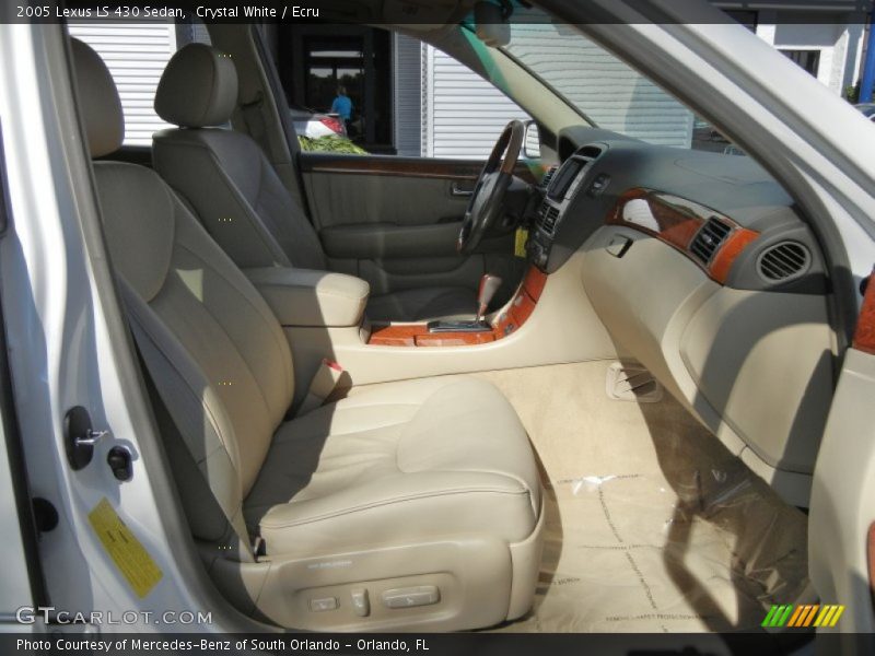 Crystal White / Ecru 2005 Lexus LS 430 Sedan