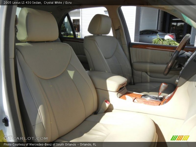 Crystal White / Ecru 2005 Lexus LS 430 Sedan