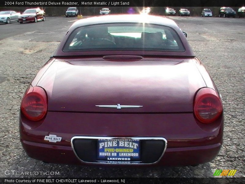 Merlot Metallic / Light Sand 2004 Ford Thunderbird Deluxe Roadster