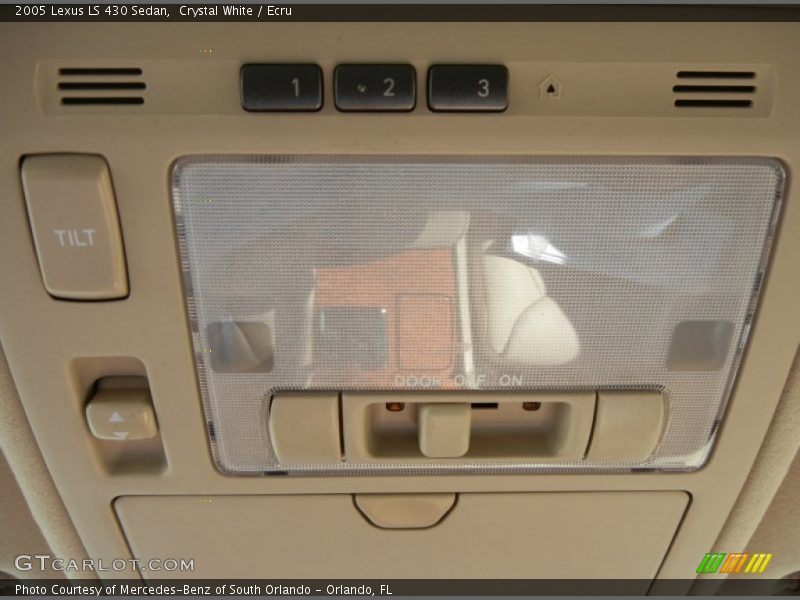 Controls of 2005 LS 430 Sedan