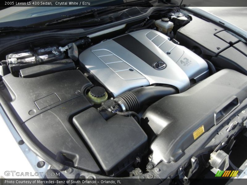  2005 LS 430 Sedan Engine - 4.3 Liter DOHC 32-Valve VVT-i V8