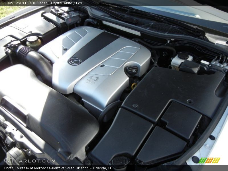  2005 LS 430 Sedan Engine - 4.3 Liter DOHC 32-Valve VVT-i V8