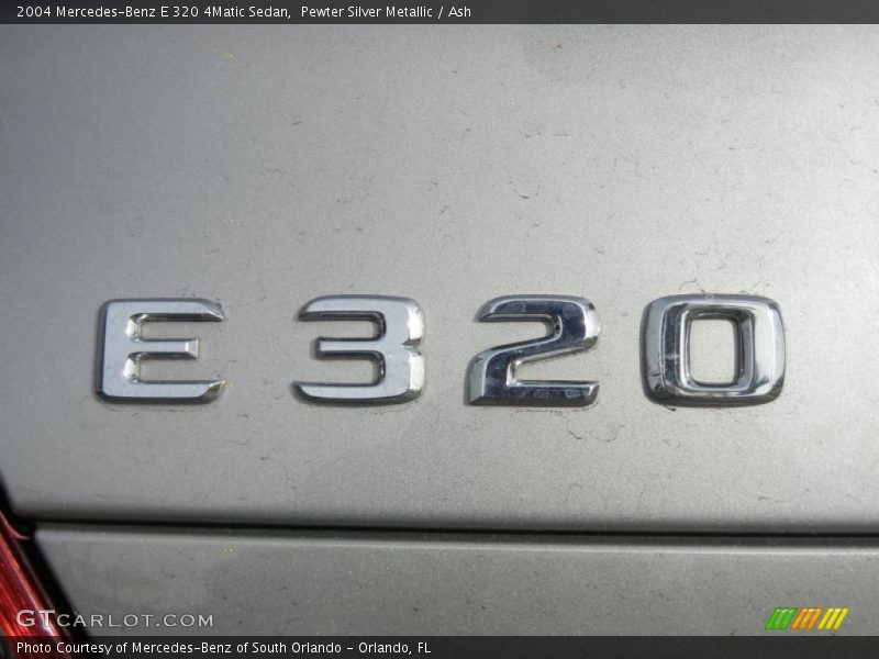 Pewter Silver Metallic / Ash 2004 Mercedes-Benz E 320 4Matic Sedan
