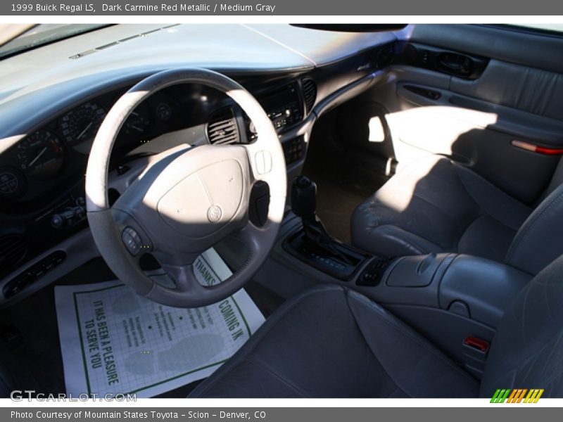 Dark Carmine Red Metallic / Medium Gray 1999 Buick Regal LS