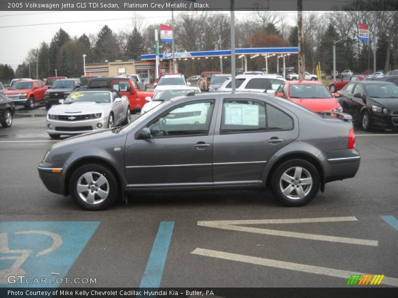 Platinum Grey Metallic / Black 2005 Volkswagen Jetta GLS TDI Sedan