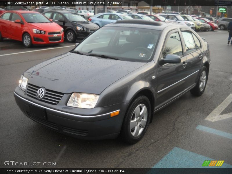 Platinum Grey Metallic / Black 2005 Volkswagen Jetta GLS TDI Sedan