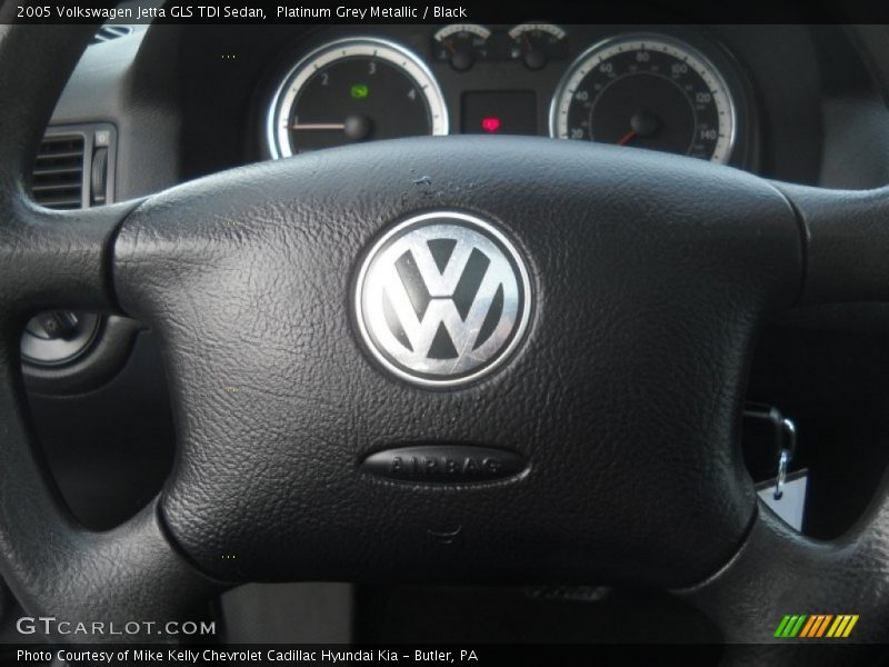 Platinum Grey Metallic / Black 2005 Volkswagen Jetta GLS TDI Sedan