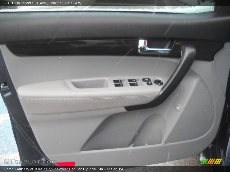 Pacific Blue / Gray 2011 Kia Sorento LX AWD
