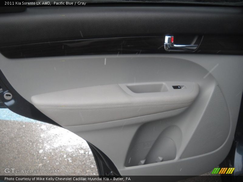 Pacific Blue / Gray 2011 Kia Sorento LX AWD