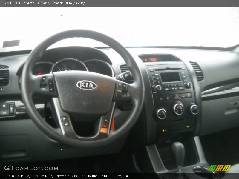 Pacific Blue / Gray 2011 Kia Sorento LX AWD