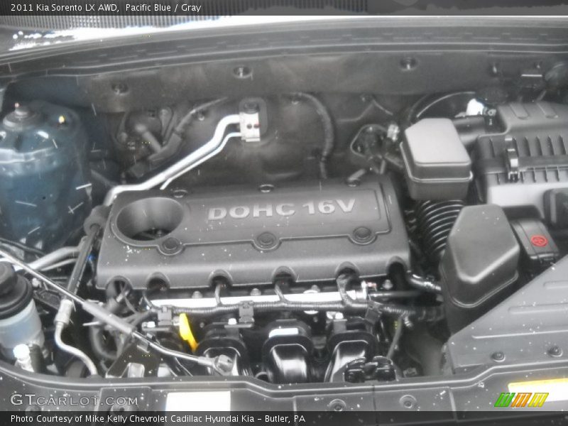 Pacific Blue / Gray 2011 Kia Sorento LX AWD