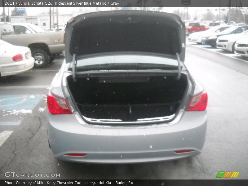 Iridescent Silver Blue Metallic / Gray 2011 Hyundai Sonata GLS