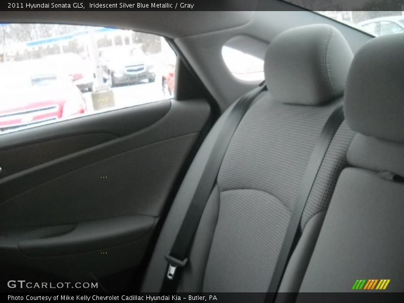 Iridescent Silver Blue Metallic / Gray 2011 Hyundai Sonata GLS