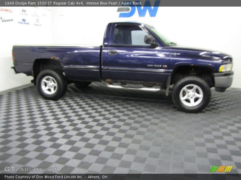 Intense Blue Pearl / Agate Black 1999 Dodge Ram 1500 ST Regular Cab 4x4