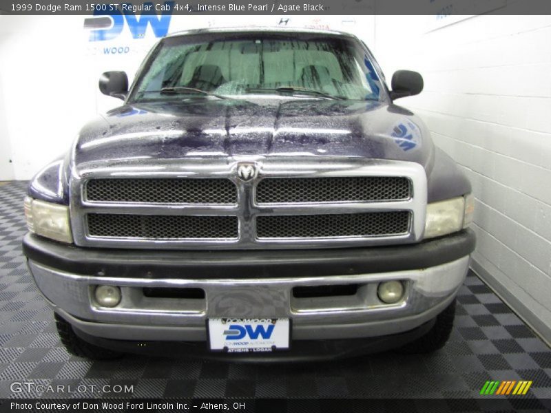 Intense Blue Pearl / Agate Black 1999 Dodge Ram 1500 ST Regular Cab 4x4