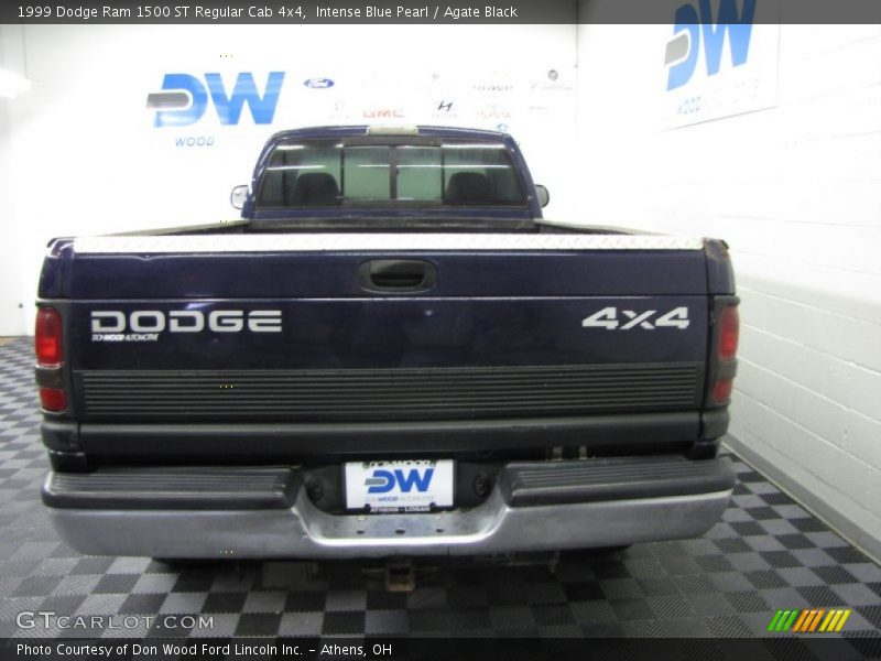 Intense Blue Pearl / Agate Black 1999 Dodge Ram 1500 ST Regular Cab 4x4