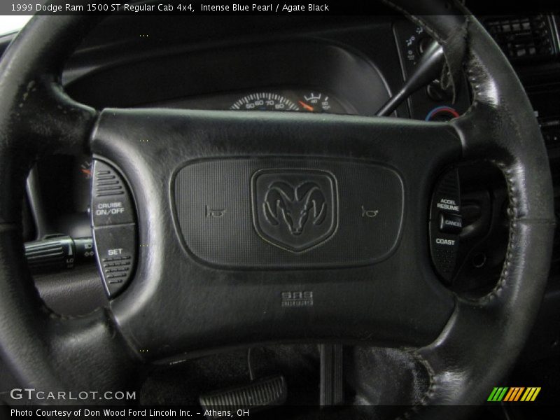 Intense Blue Pearl / Agate Black 1999 Dodge Ram 1500 ST Regular Cab 4x4