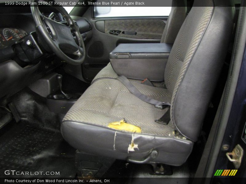Intense Blue Pearl / Agate Black 1999 Dodge Ram 1500 ST Regular Cab 4x4