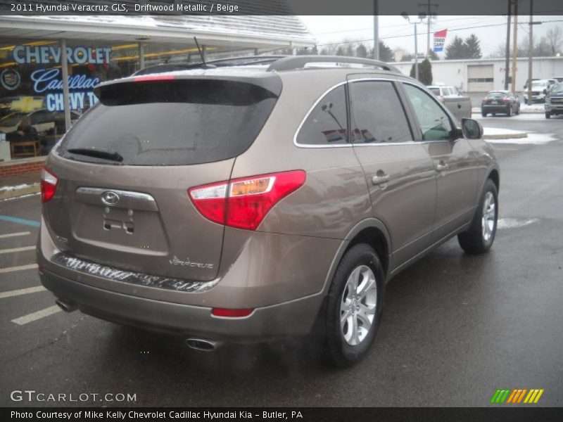 Driftwood Metallic / Beige 2011 Hyundai Veracruz GLS