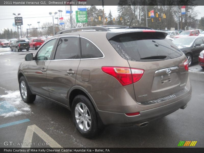 Driftwood Metallic / Beige 2011 Hyundai Veracruz GLS