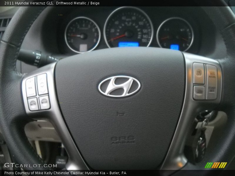 Driftwood Metallic / Beige 2011 Hyundai Veracruz GLS