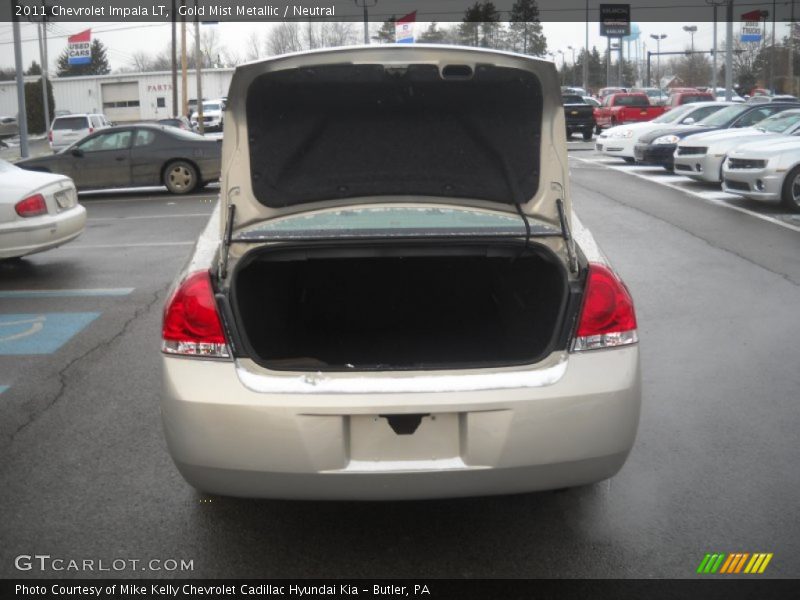 Gold Mist Metallic / Neutral 2011 Chevrolet Impala LT