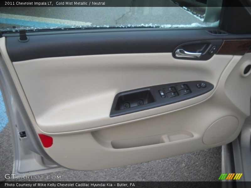 Gold Mist Metallic / Neutral 2011 Chevrolet Impala LT