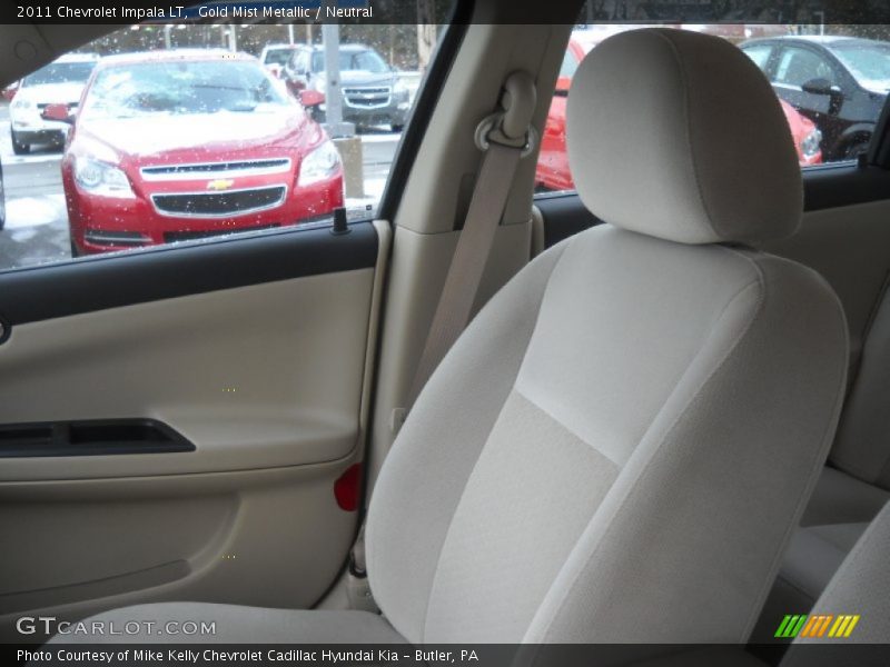 Gold Mist Metallic / Neutral 2011 Chevrolet Impala LT