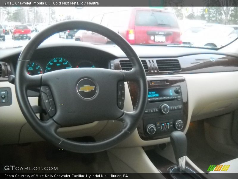 Gold Mist Metallic / Neutral 2011 Chevrolet Impala LT