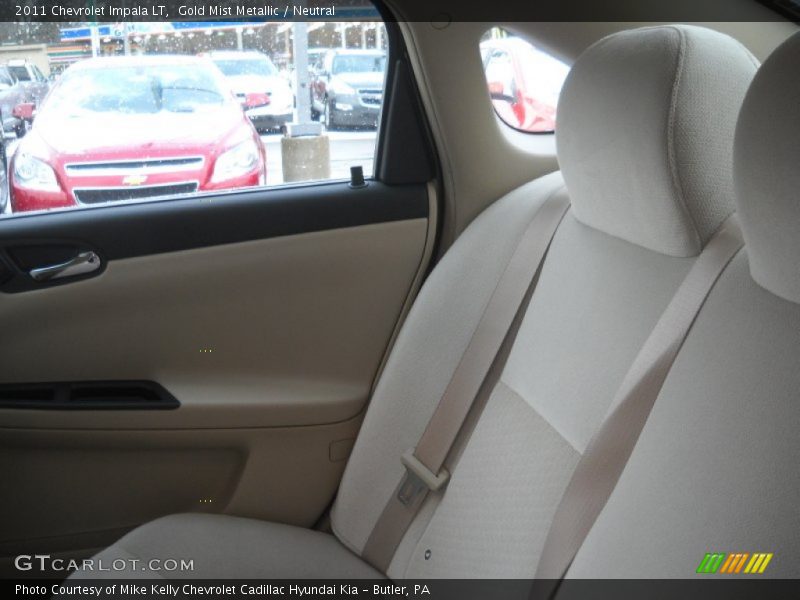 Gold Mist Metallic / Neutral 2011 Chevrolet Impala LT