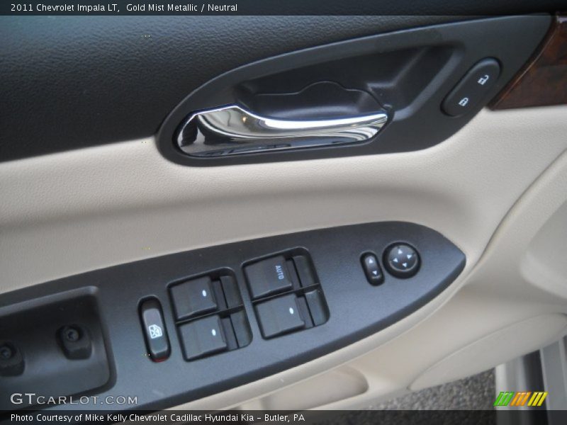 Gold Mist Metallic / Neutral 2011 Chevrolet Impala LT