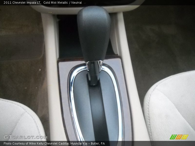 Gold Mist Metallic / Neutral 2011 Chevrolet Impala LT
