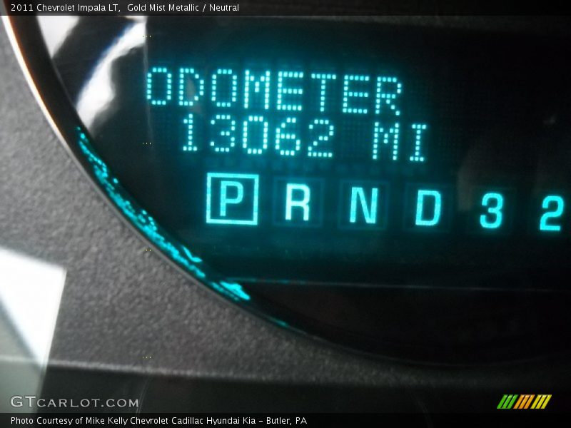 Gold Mist Metallic / Neutral 2011 Chevrolet Impala LT